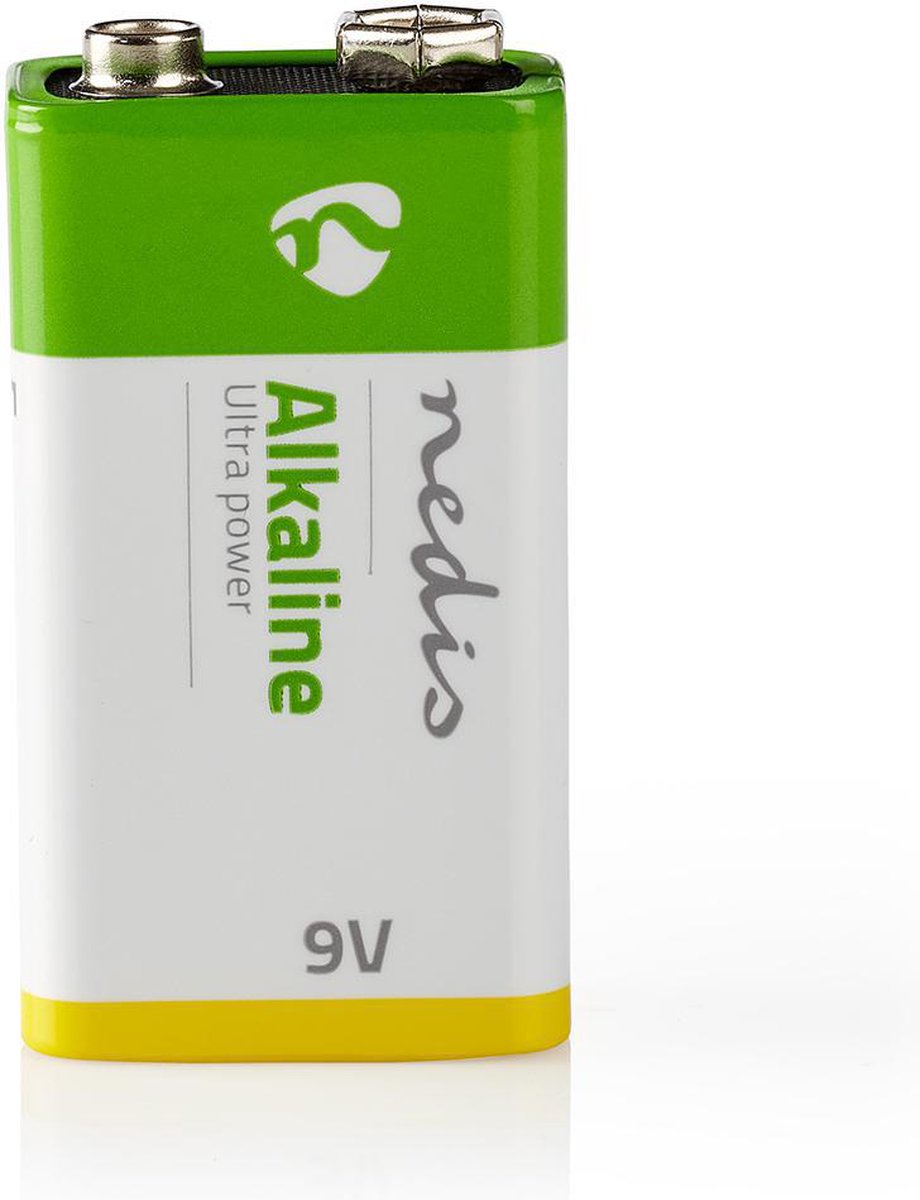 Nedis Alkaline-batterij 9v - Baaklr611bl - - Groen