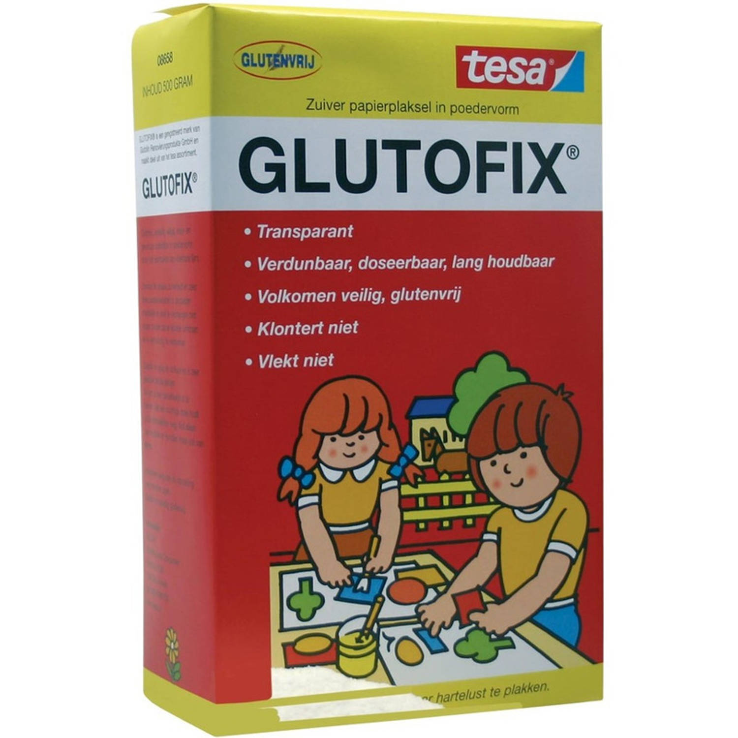 Tesa Glutofix Poederlijm 500 Gram Knutselbenodigdheden - Hobbylijm