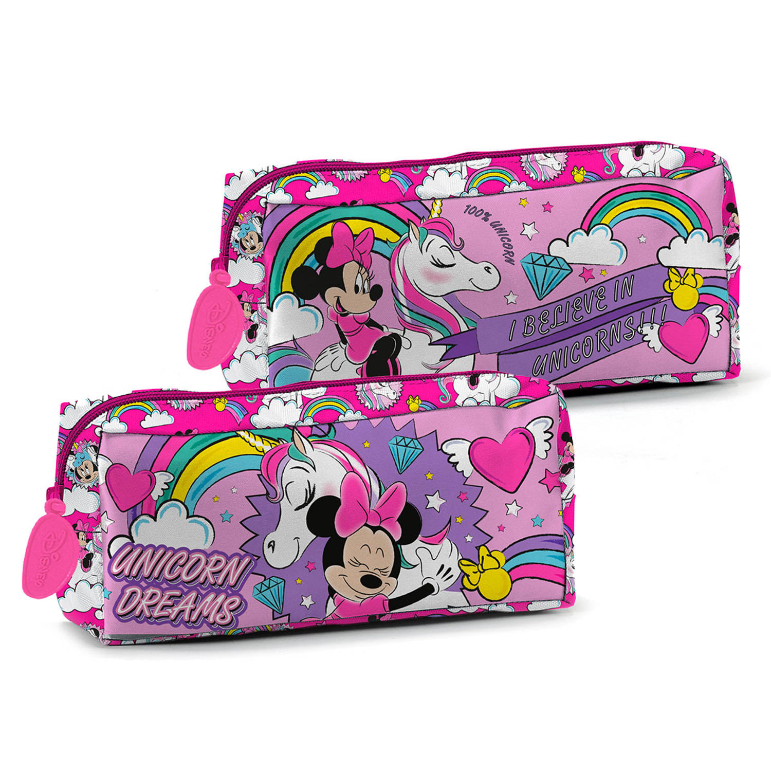 Disney Minnie Mouse Etui Unicorn Dreams - 21 X 8 X 5 Cm - Polyester