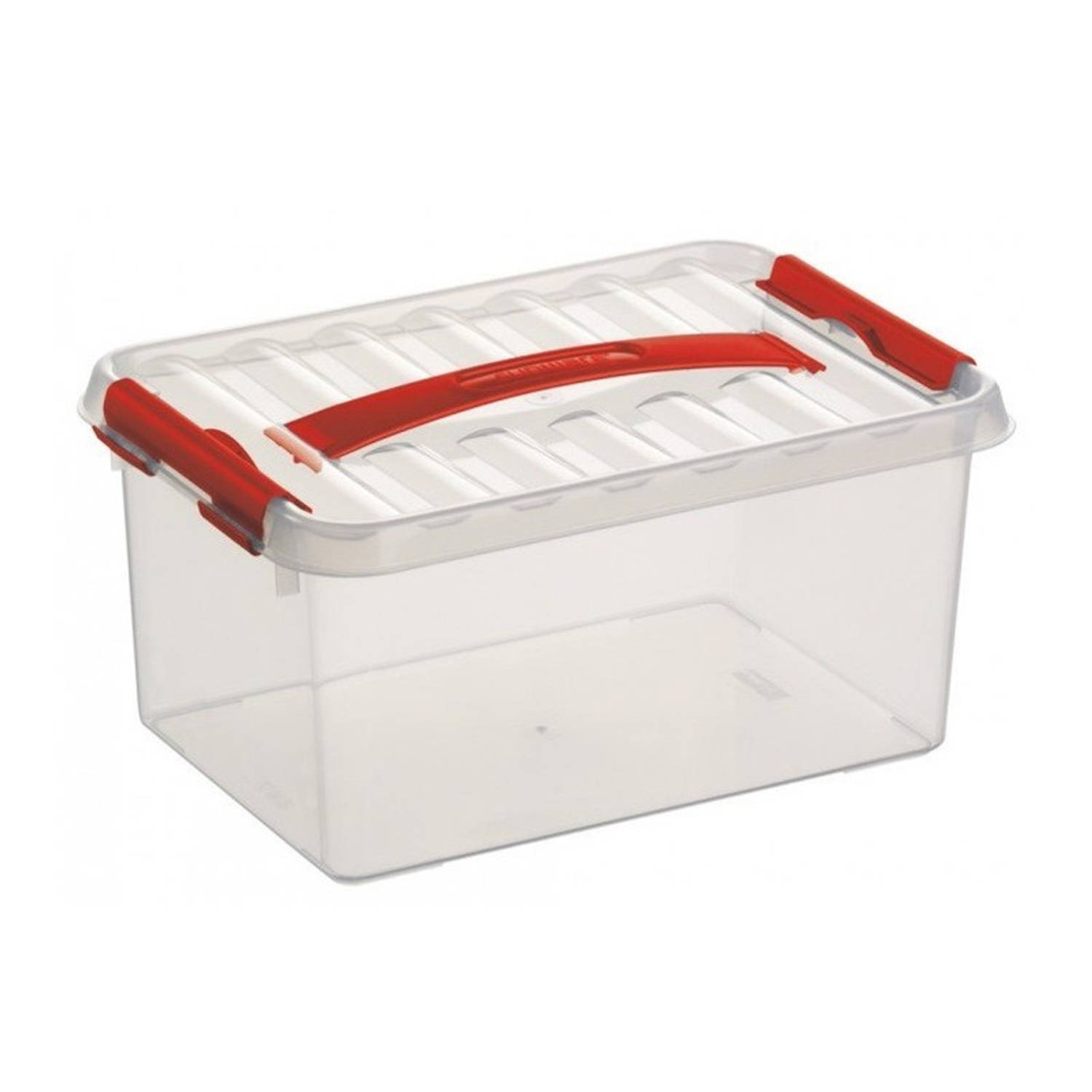 Kunststof Stapelbare Opbergbak 6 Liter 30 X 20 X 14 Cm - Opbergbox