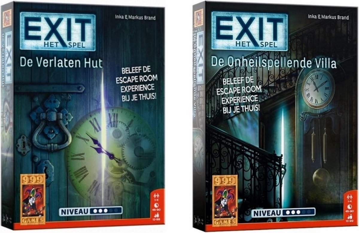 999Games Spellenbundel - 2 Stuks - Exit - De Verzonken Schat & Evacuatie Van De Noordpool