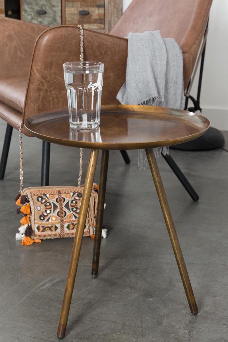 Vestbjerg - Side Table Frost - Copper - Bruin