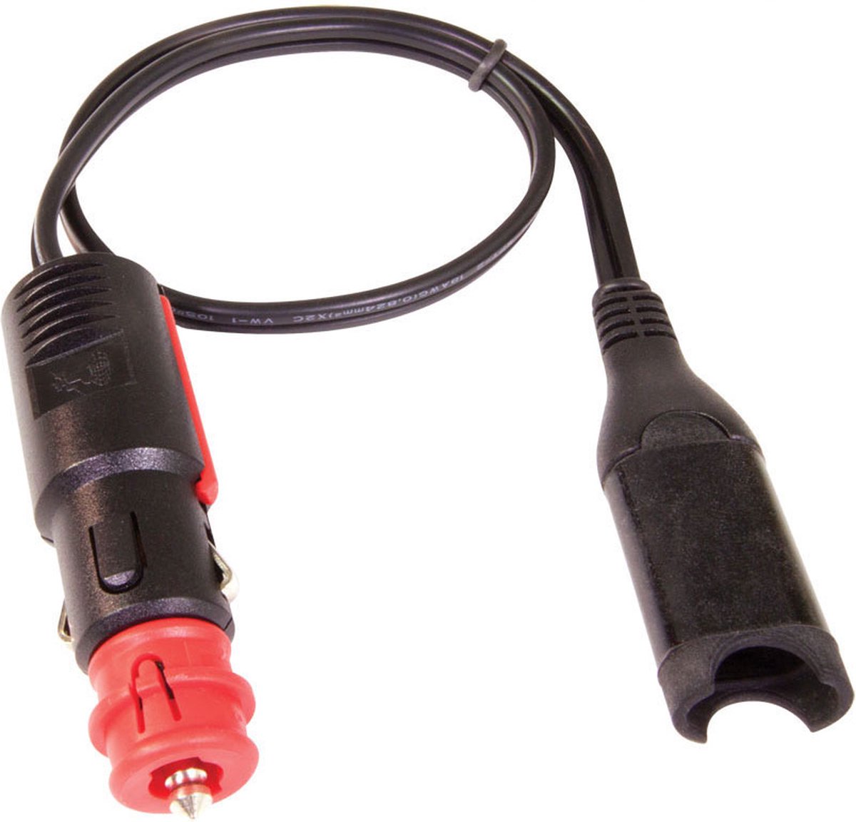 Optimate Sae-connector Sigarettenplug 50 Cm - Zwart