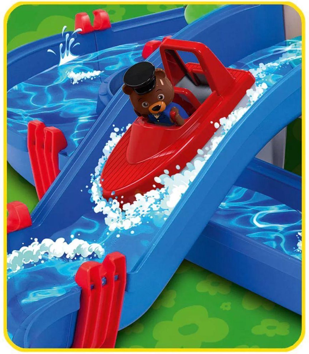 Aquaplay Waterbaan Met Berg En Meer - Blauw