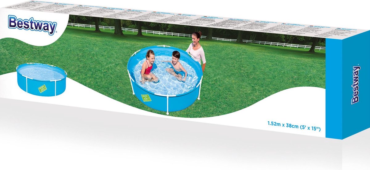 Bestway Opzetzwembad My First Sirocco 152 X 38 Cm - Blauw