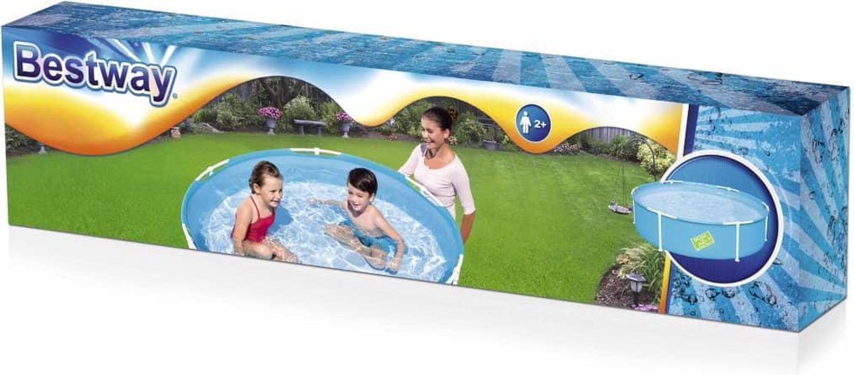 Bestway Opzetzwembad My First Sirocco 152 X 38 Cm - Blauw