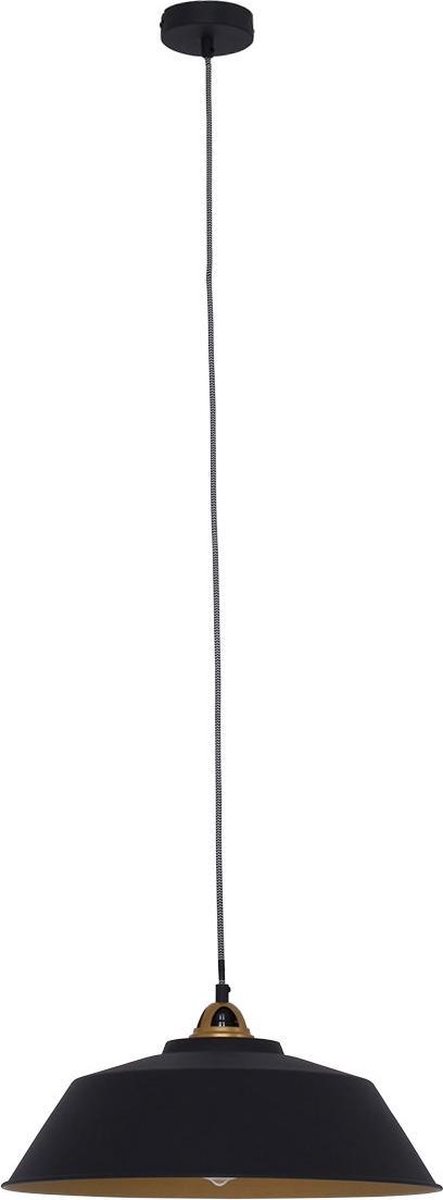 Lightning - Industriele Hanglamp 1-l Metaal Medium - - Zwart