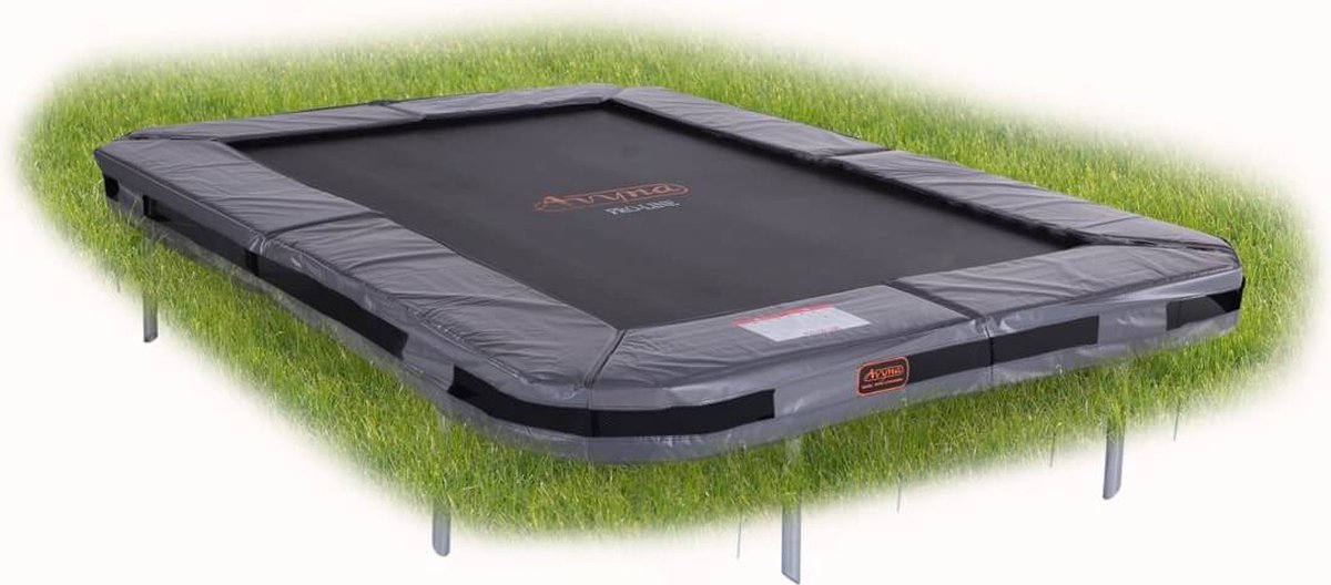 Avyna Proline Trampoline Rechthoekig 340x240cm Inbouw / Inground - Grijs