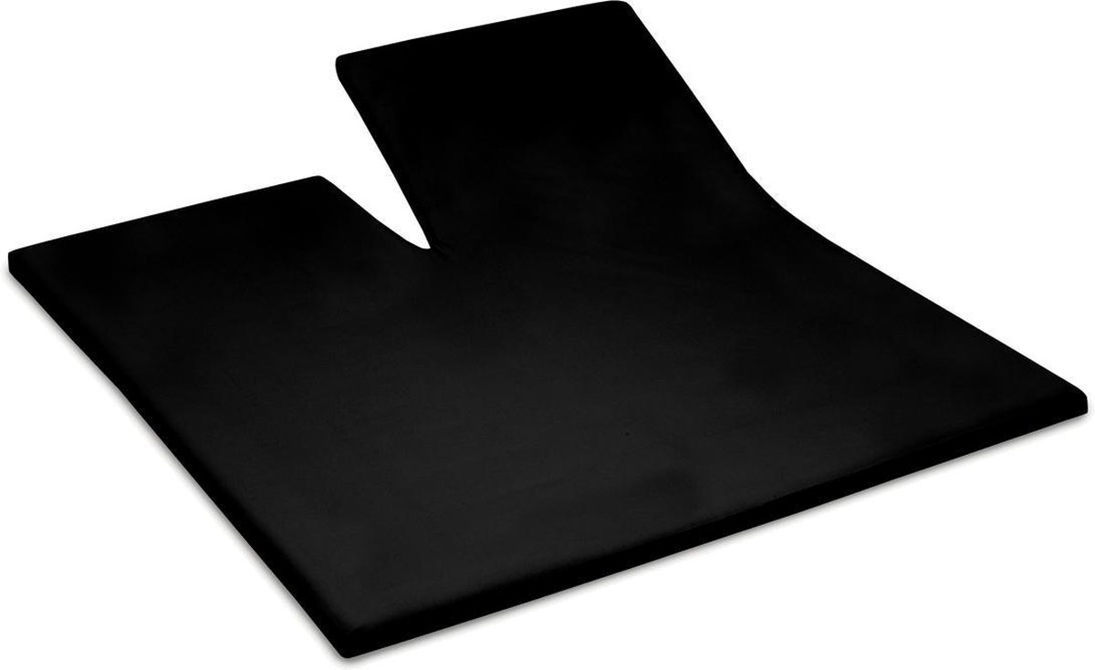 Cinderella Splittopper Hoeslaken Basic Percaline Black-180 X 200 Cm - Zwart