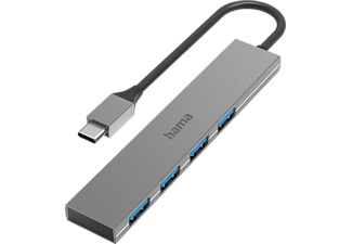 Hama 200101 USB-C-hub Gen1, 4-poorts