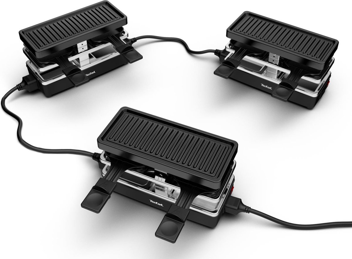 Tefal Plug & Share RE230812 - 2 personen - Zwart