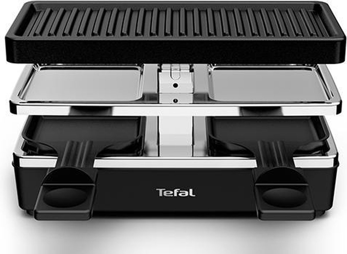 Tefal Plug & Share RE230812 - 2 personen - Zwart