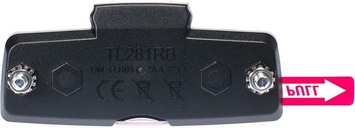 Simson Achterlicht Block Led Batterij Bagagedrager - Rood