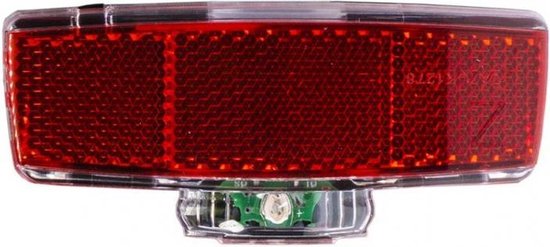 Simson Achterlicht Block Led Batterij Bagagedrager - Rood