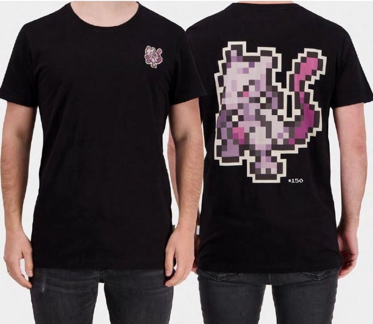 Difuzed Pokemon Pixel Mewtwo T-Shirt