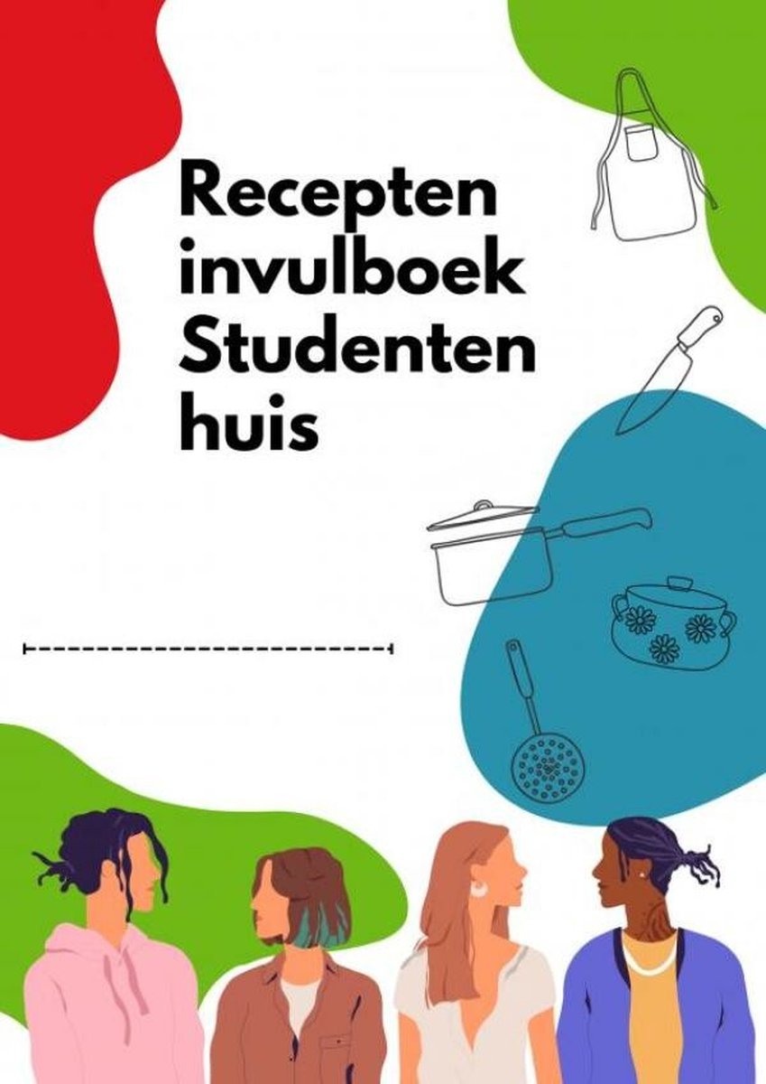 Recepten invulboek Studentenhuis