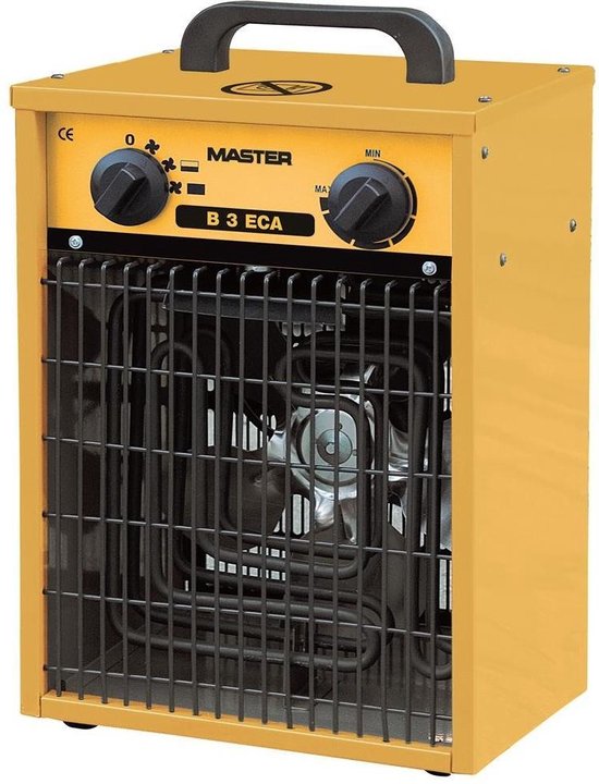 Master Elektrische Ventilatorverwarming B3eca 288 M³/u - Geel