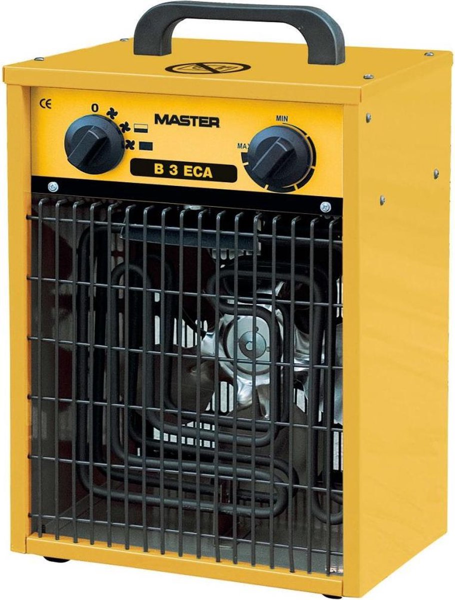 Master Elektrische Ventilatorverwarming B3eca 288 M³/u - Geel
