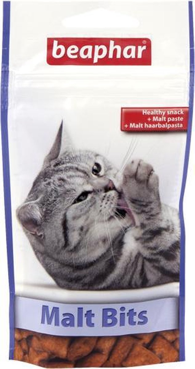 Beaphar Malt-Bits - Kattensnack - 35 g