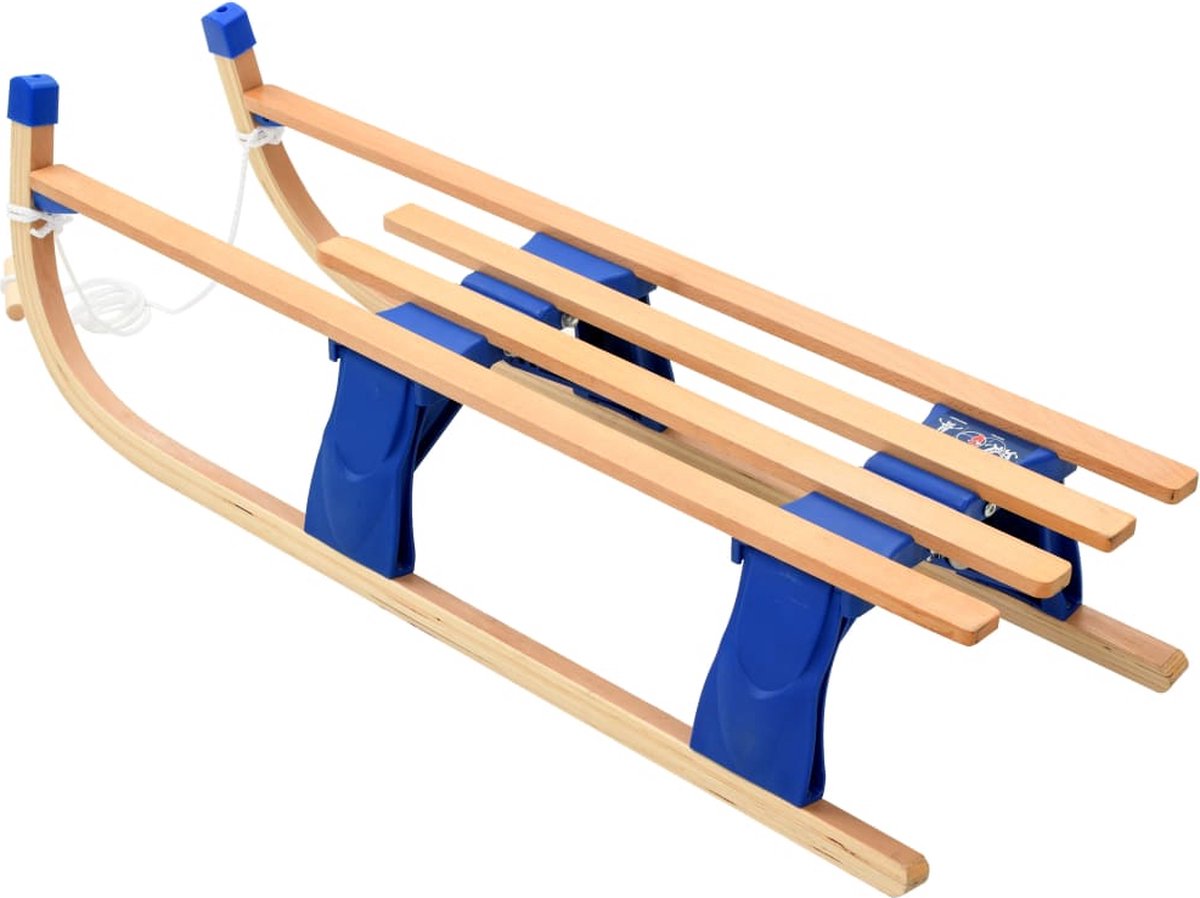 Vidaxl Slee Inklapbaar 110 Cm Hout - Beige