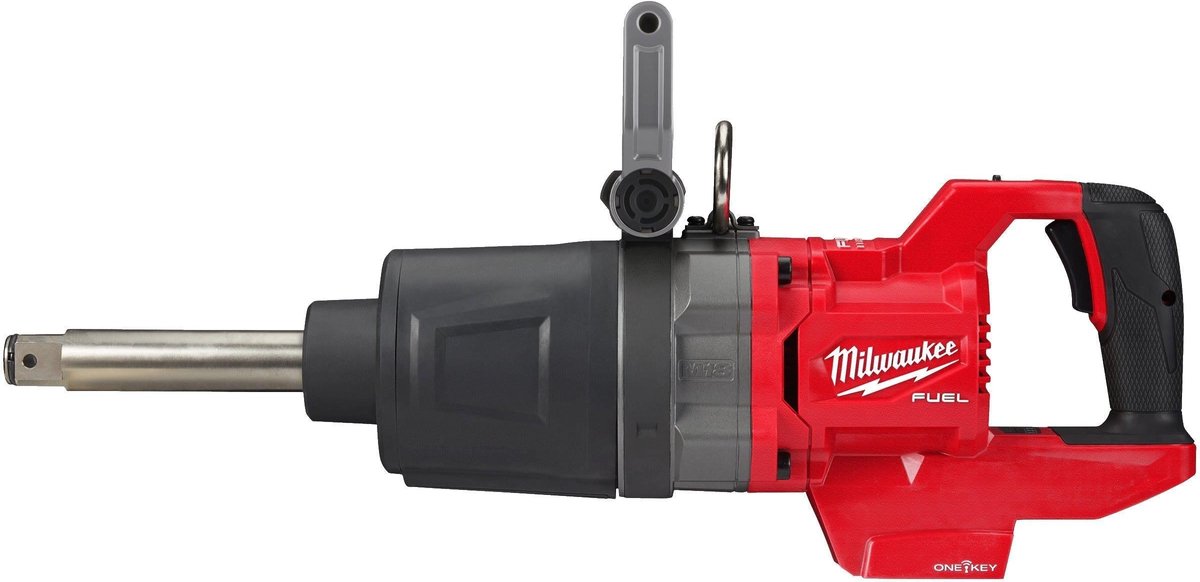 Milwaukee M18 ONEFHIWF1D-0C | M18™ ONE-KEY™ 1" D-greep slagmoersleutel met frictiering en verlengde as (150 mm) - 4933471755