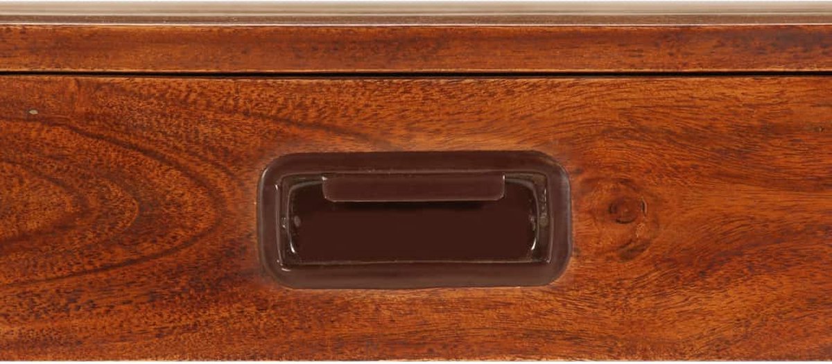 Vidaxl Bureau 110x50x76 Cm Massief Acaciahout En Sheesham Afwerking - Bruin