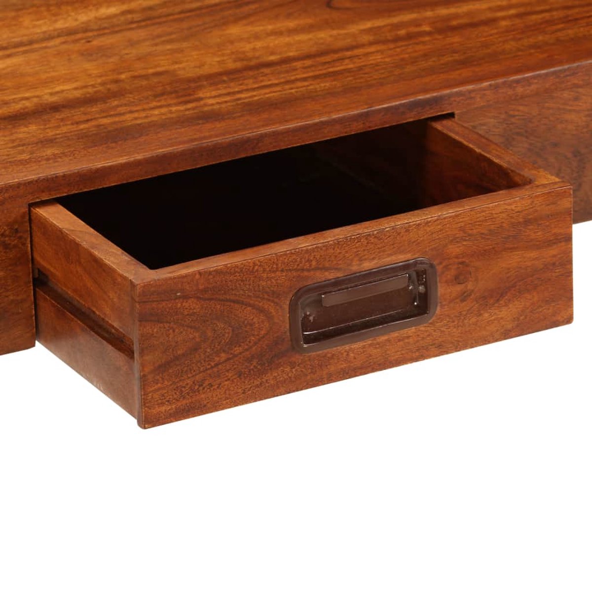 Vidaxl Bureau 110x50x76 Cm Massief Acaciahout En Sheesham Afwerking - Bruin