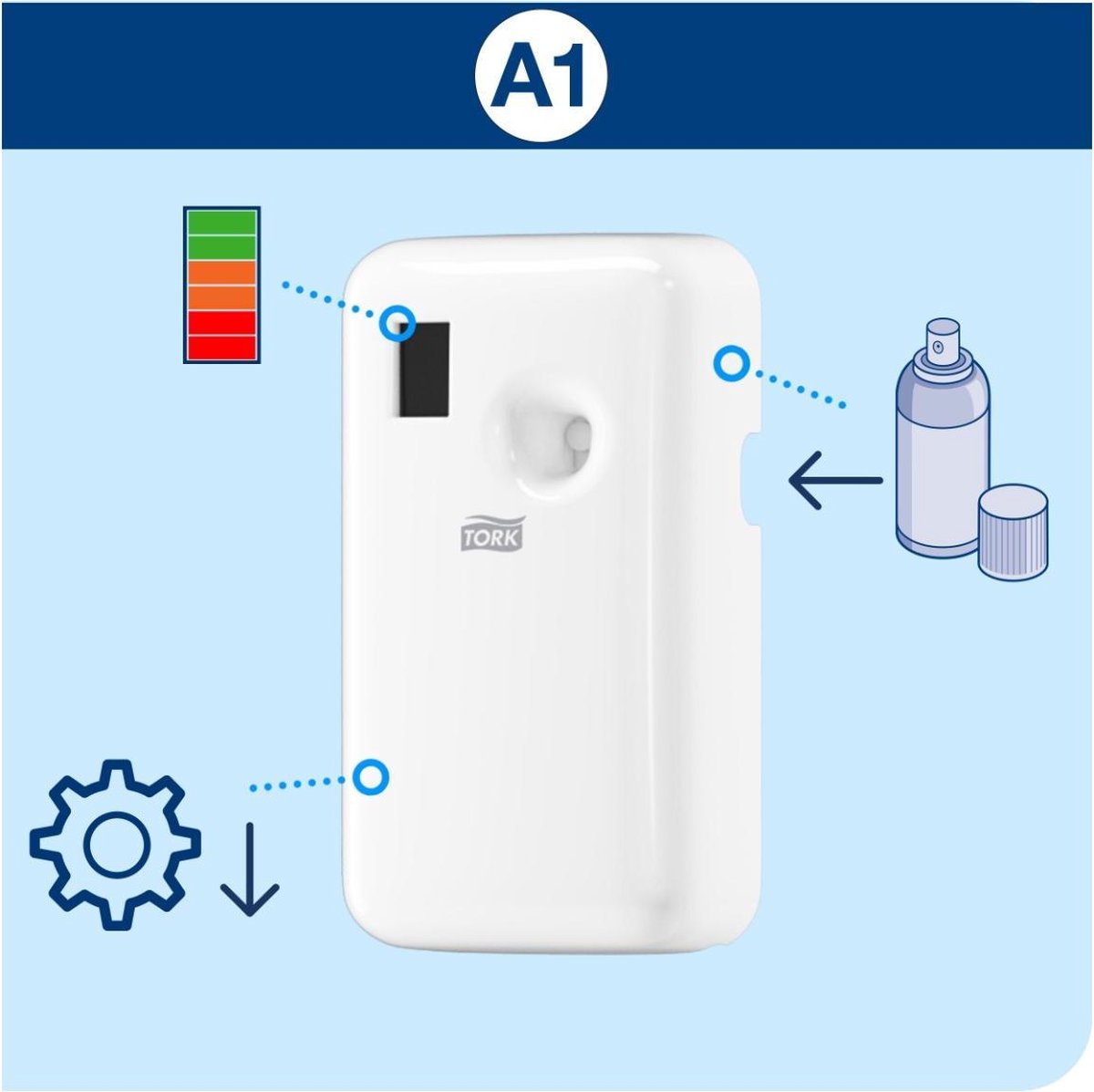 Tork Luchtverfrisser Air Freshener, Systeem A1