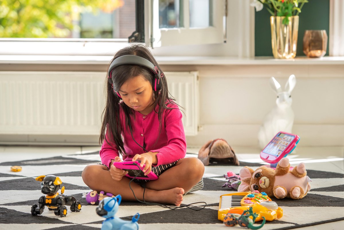 Kurio Kinderkoptelefoon - Zwart