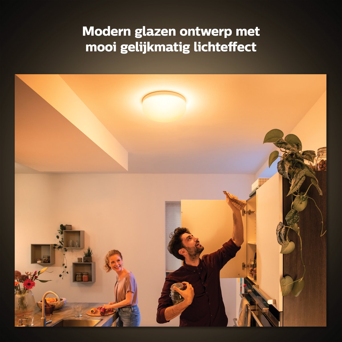 Philips White & Color Ambiance Flourish Plafondlamp - Ø 35,9 cm