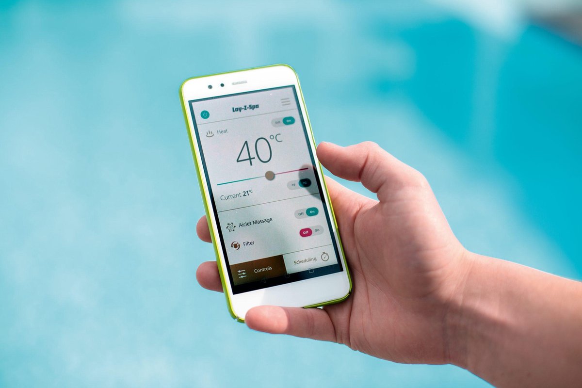 Bestway Opblaasbare Jacuzzi Lay-Z Spa Milan Plus - ø 196 x 71 - Groen