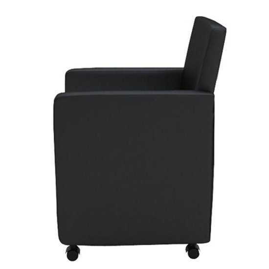 Vidaxl Eetkamerstoelen 6 St Kunstleer - Zwart