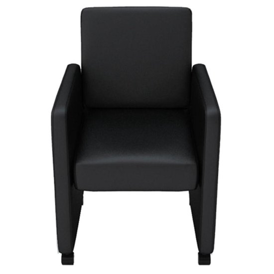 Vidaxl Eetkamerstoelen 6 St Kunstleer - Zwart