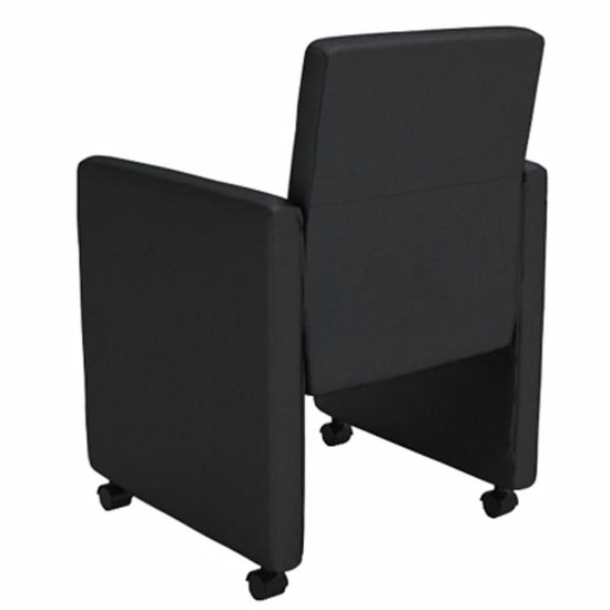 Vidaxl Eetkamerstoelen 6 St Kunstleer - Zwart