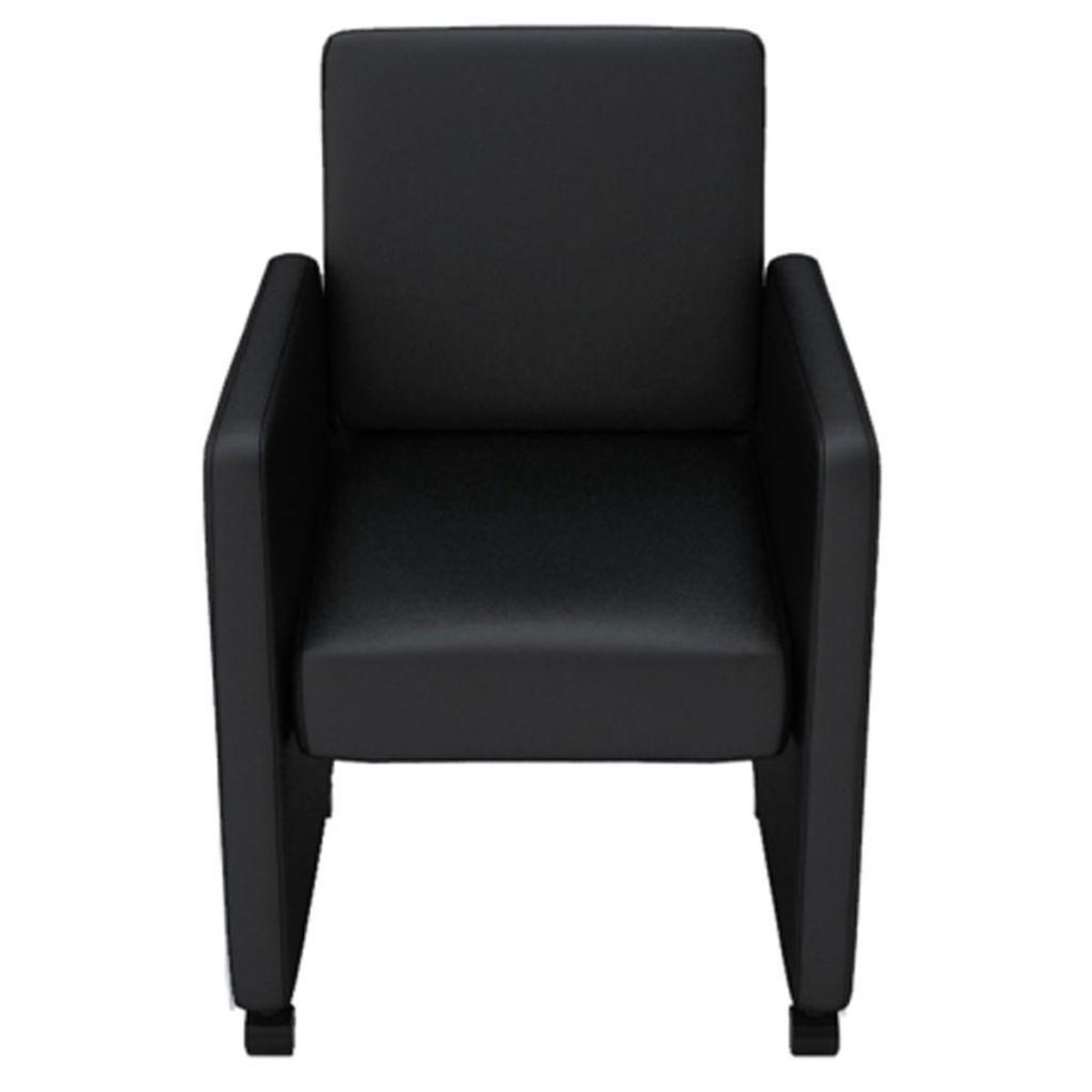 Vidaxl Eetkamerstoelen 6 St Kunstleer - Zwart