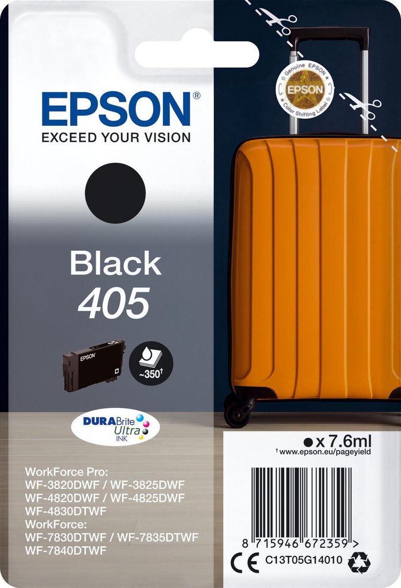 Epson Cartridge 405 - Zwart