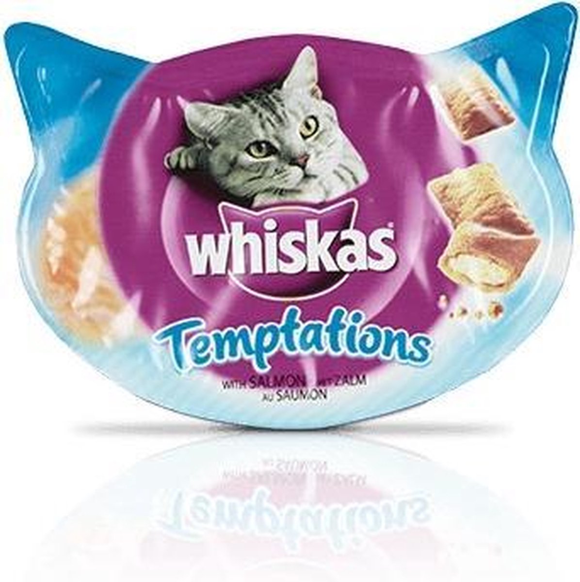 Whiskas Temptations 60 g - Kattensnack - Rund&Vlees