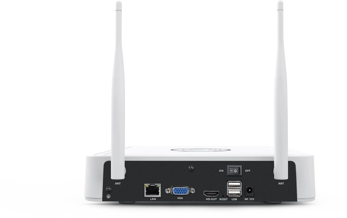 Foscam FN7108W-B4-1T, 2MP Full HD WiFi beveiligingsset