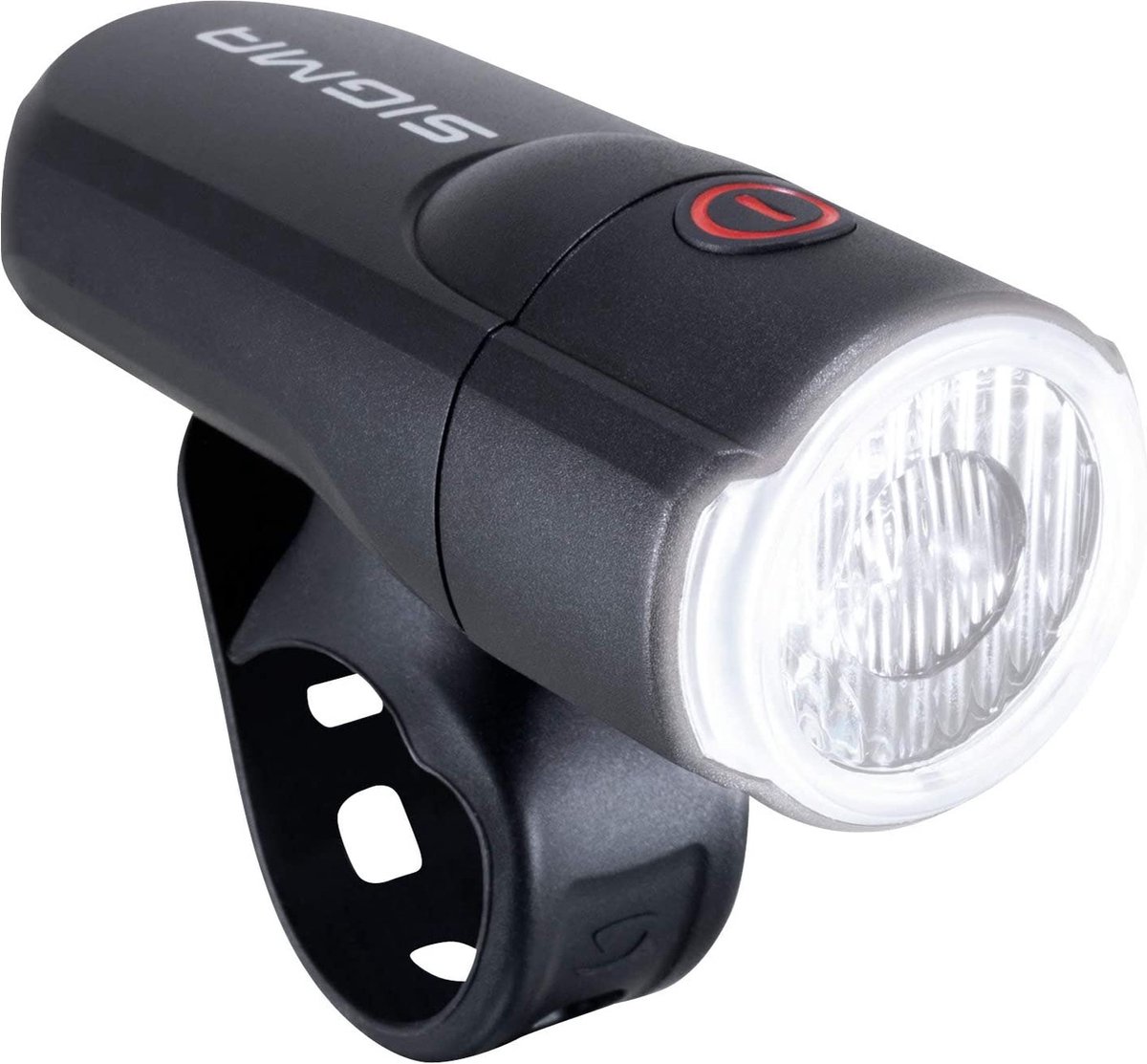 Sigma koplamp Aura 30 LED batterij - Zwart