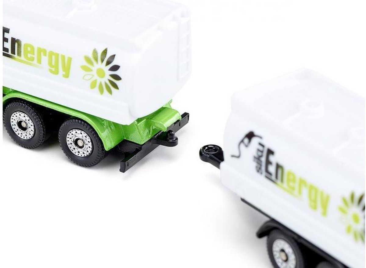 Siku Scania tankwagen aanhanger 15,2 cm staal 2 delig (1690) - Groen