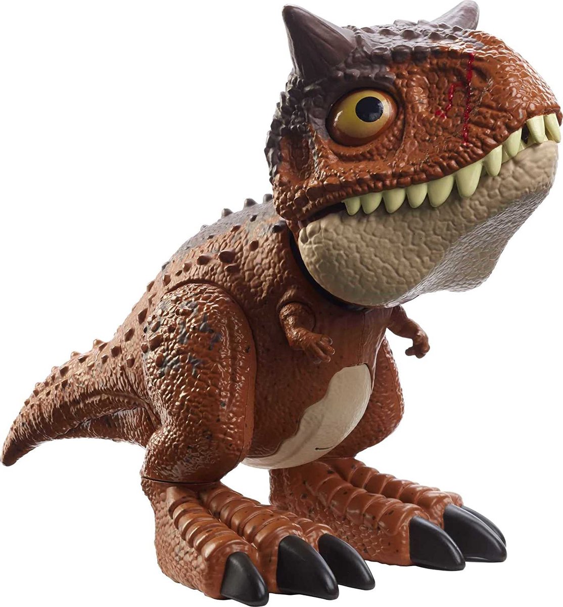 Jurassic World dinosaurus Carnotaurus Toro junior 22 cm bruin