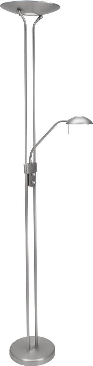 Steinhauer Vloerlamp Sahin Led Mat Chroom - Plata