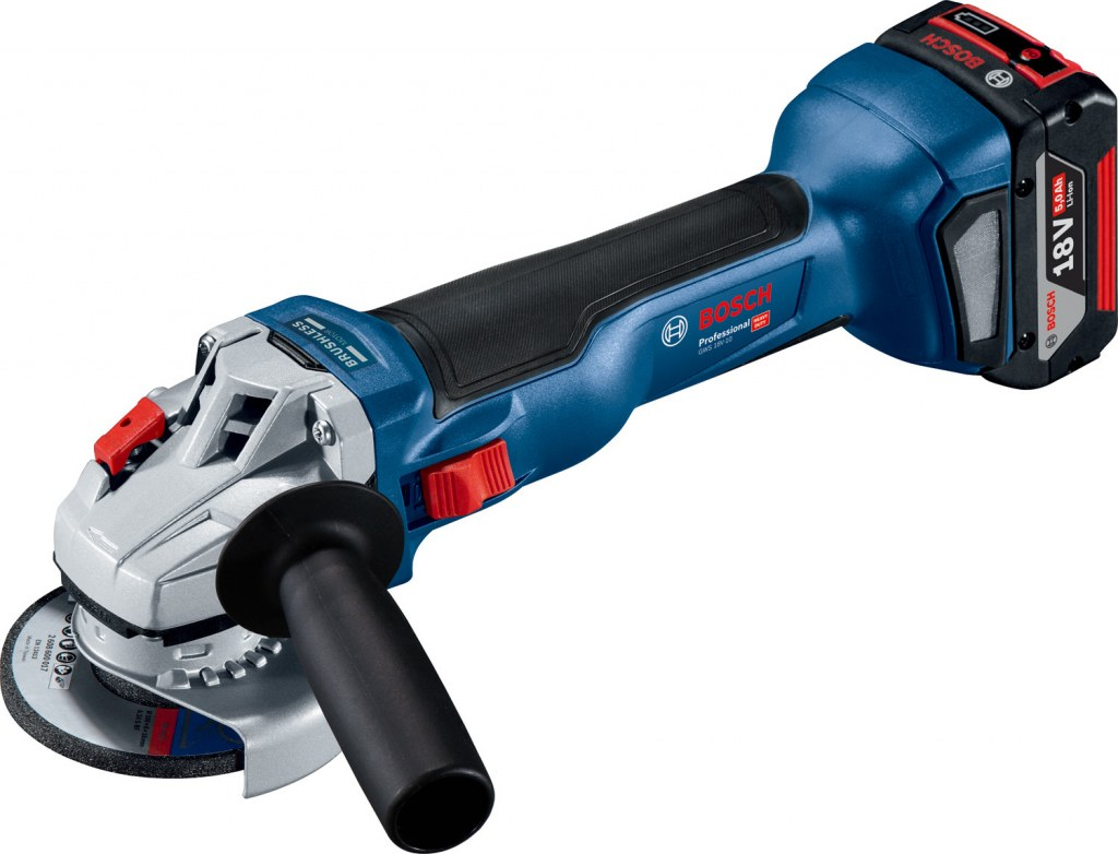 Bosch GWS 18V-10 Accu haakse slijper | 125mm | 18V 4,0 Ah Li-Ion | + L-Boxx