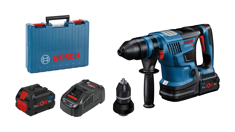 Bosch GBH 18V-34 CF accuboorhamer | incl. 2x 8,0 Ah ProCORE18V Li-Ion-accu | in koffer