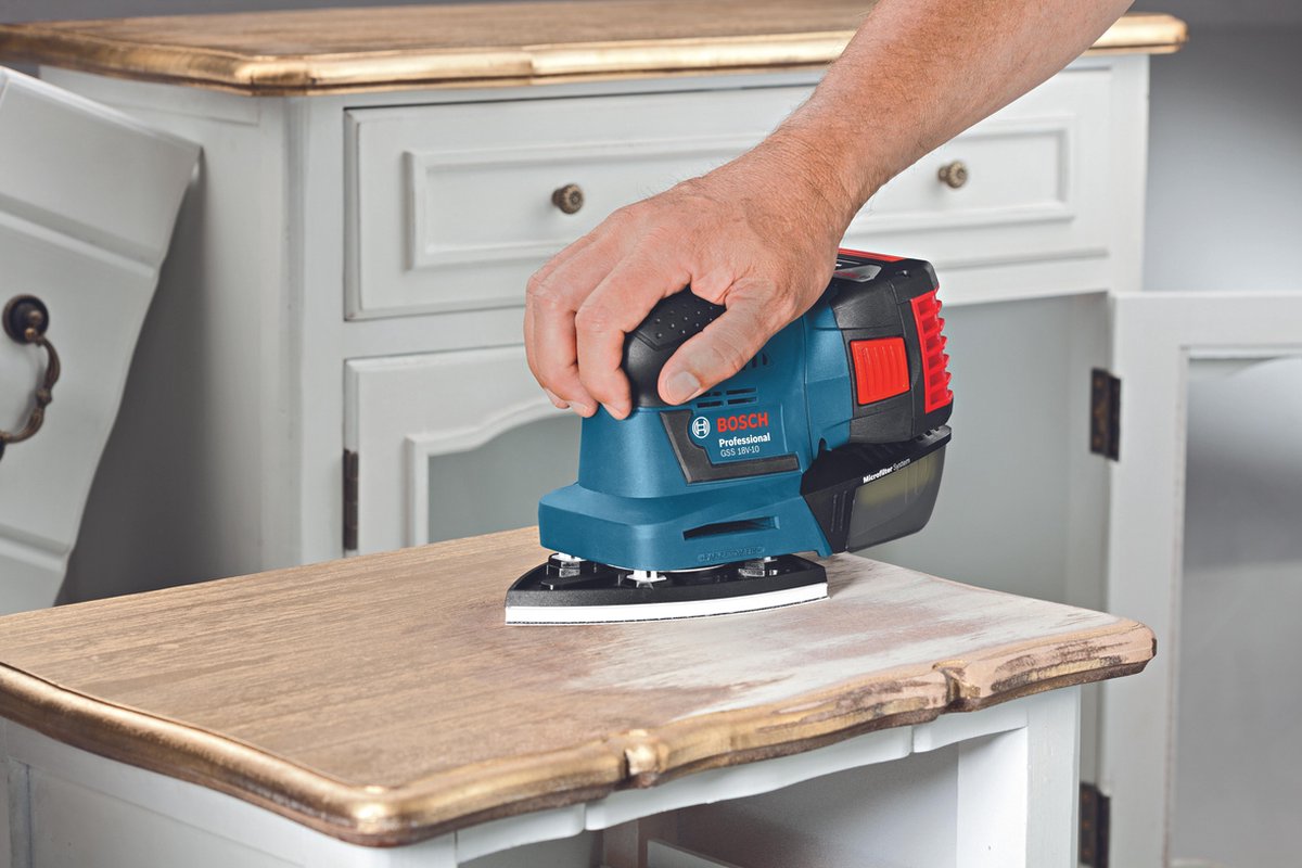 Bosch GSS 18V-10 Professional accu schuurmachine 5.0Ah in L-boxx