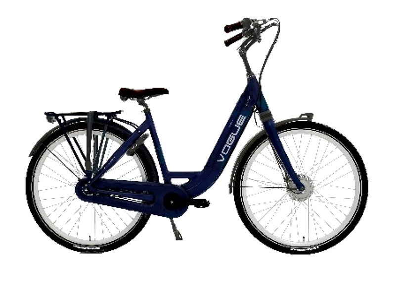 Vogue Elektrische fiets Mestengo dames 50cm donker 480WH - Blauw