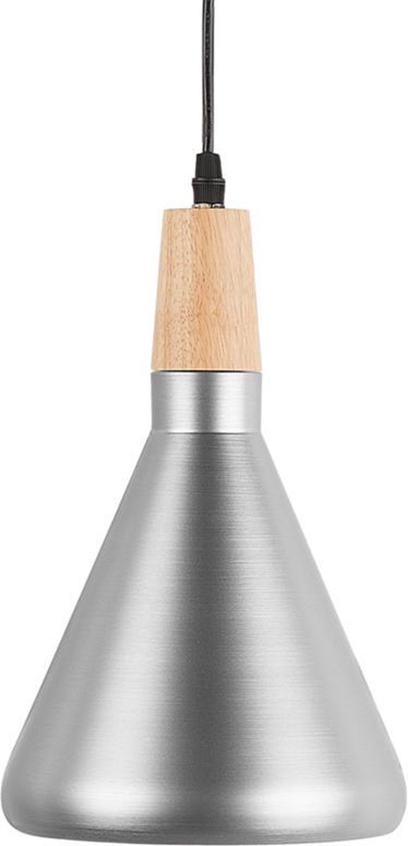 Beliani Arda Hanglamp Metaal 17 X 17 Cm - Silver
