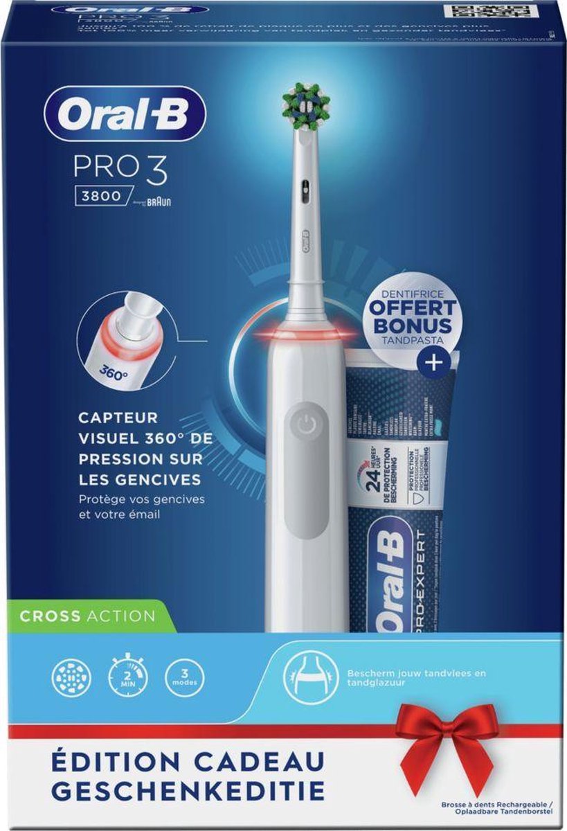 Oral B Pro 3 3800 met tandpasta