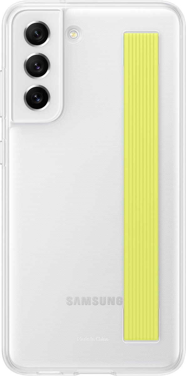 Samsung Galaxy S21 FE Slim Strap Back Cover - Blanco