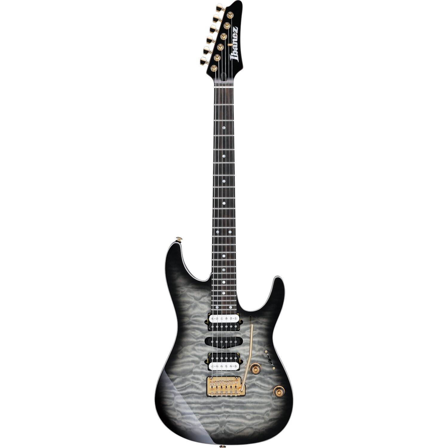 Ibanez Premium AZ47P1QM Black Ice Burst elektrische gitaar met gigbag